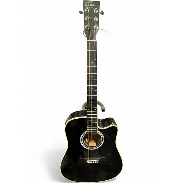 Used Esteban MASTER CLASS CUTAWAY Black Acoustic Electric Guitar