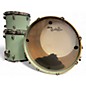 Used Ludwig 3 Piece NEUSONIC Cerulean Blue Drum Kit