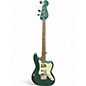Used Squier Paranormal Rascal Sherwood Green Metallic Electric Bass Guitar thumbnail