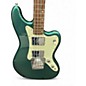 Used Squier Paranormal Rascal Sherwood Green Metallic Electric Bass Guitar