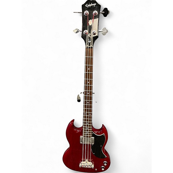 Used Epiphone SG BASS Cherry Electric Bass Guitar