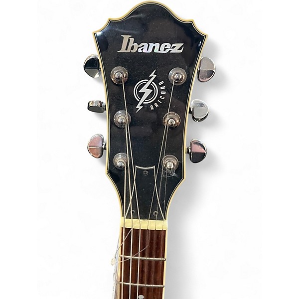 Used Ibanez AS73 Artcore Trans Red Hollow Body Electric Guitar