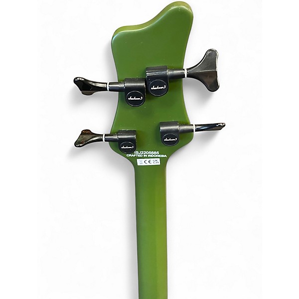 Used Jackson X Series Spectra SBX IV Green Electric Bass Guitar