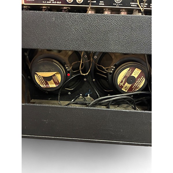 Vintage 1966 Fender Twin Reverb 2x12 Tube Guitar Combo Amp