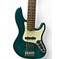 Used Fender DELUXE JAZZ BASS V Turquoise Electric Bass Guitar