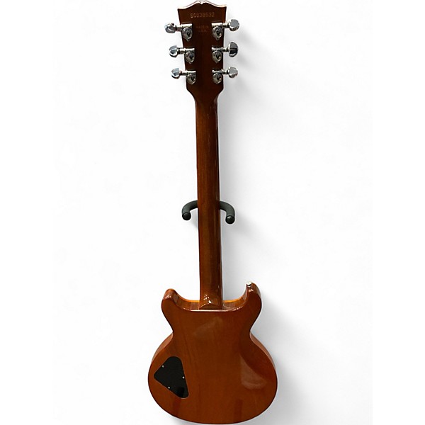 Used Gibson Les Paul Standard Double Cut Trans Amber Solid Body Electric Guitar