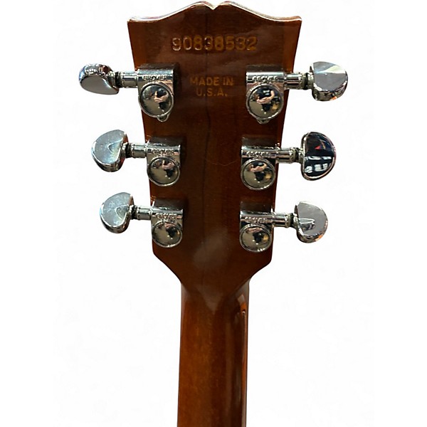 Used Gibson Les Paul Standard Double Cut Trans Amber Solid Body Electric Guitar