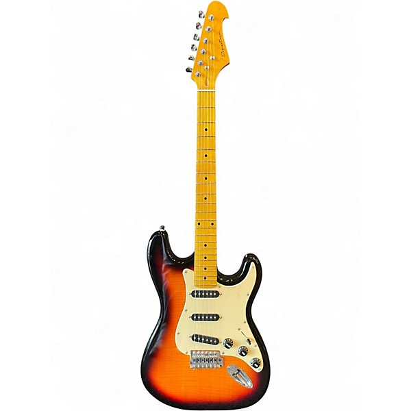 Used Spectrum S-Style Sunburst Solid Body Electric Guitar