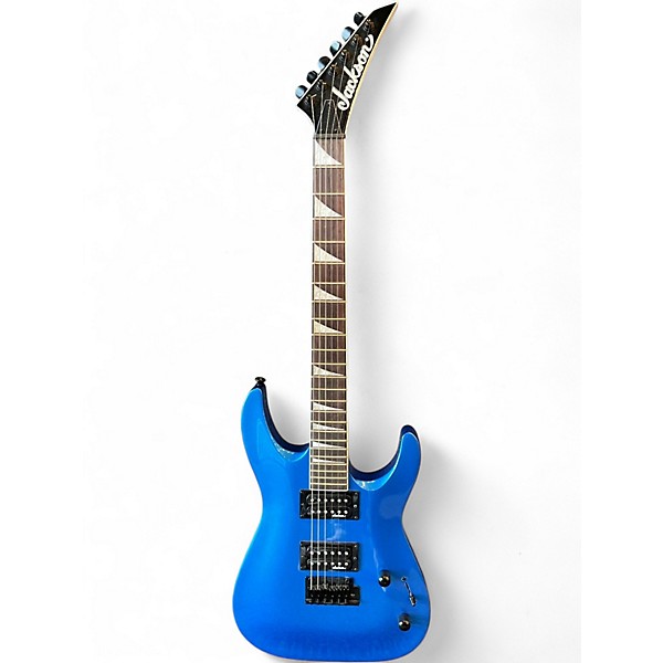 Used Jackson JS22 Dinky Metallic Blue Solid Body Electric Guitar