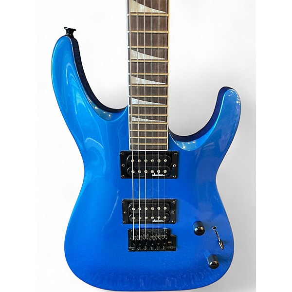 Used Jackson JS22 Dinky Metallic Blue Solid Body Electric Guitar
