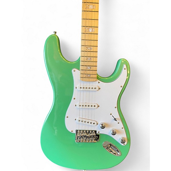 Used HardLuck Kings Bombshell Seafoam Green Solid Body Electric Guitar