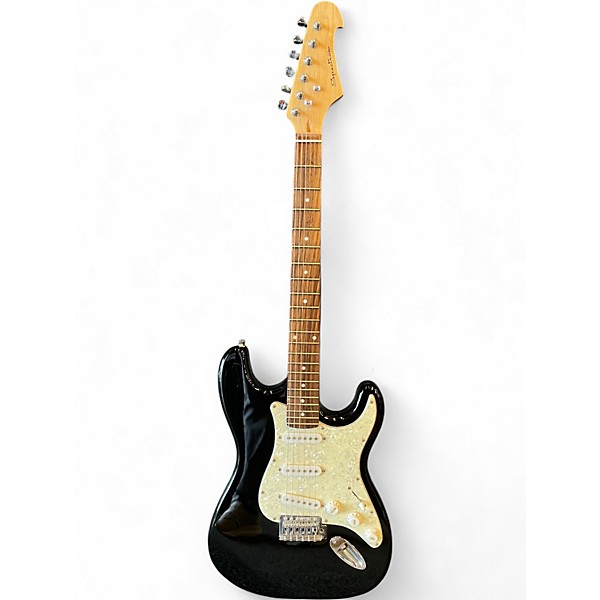 Used Spectrum S-Style Black Solid Body Electric Guitar