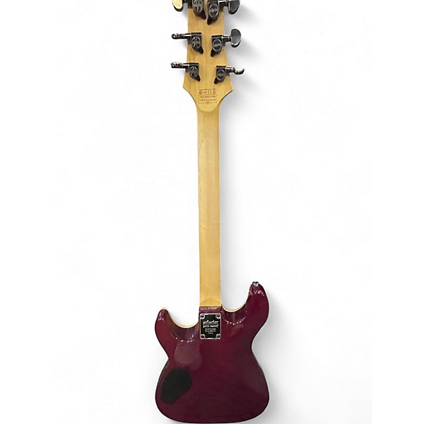 Used Schecter Guitar Research Omen Extreme 6 Trans Purple Solid Body Electric Guitar