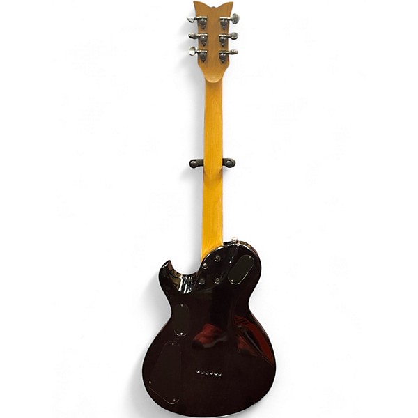 Used Schecter Guitar Research Damien Elite Solo Trans Black Solid Body Electric Guitar