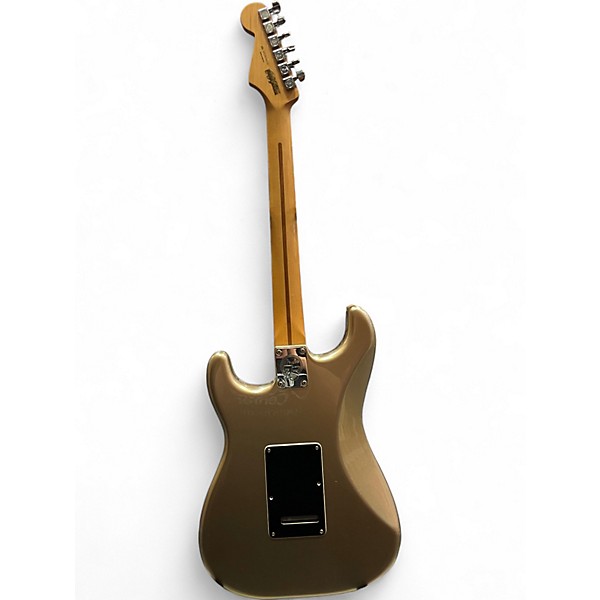 Used Fender 75TH ANNIVERSARY STRATOCASTER Metallic Gold Solid Body Electric Guitar