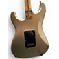 Used Fender 75TH ANNIVERSARY STRATOCASTER Metallic Gold Solid Body Electric Guitar