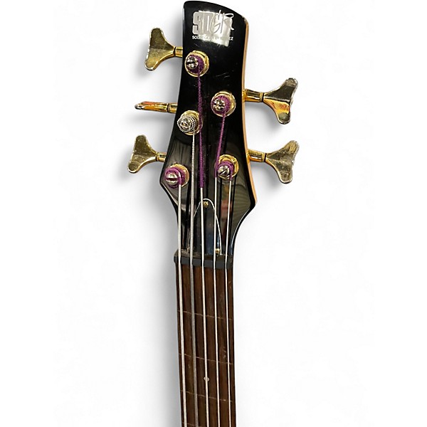 Used Ibanez SR1205E 5 String Natural Electric Bass Guitar