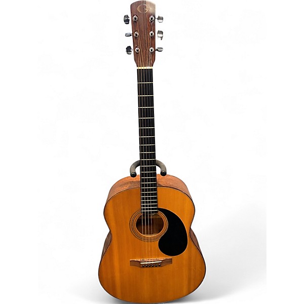 Vintage 1980s Gurian jm Natural Acoustic Guitar