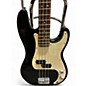 Used Squier Precision Bass Black Electric Bass Guitar