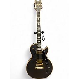 Used Schecter Guitar Research Solo II Custom Black Solid Body Electric Guitar