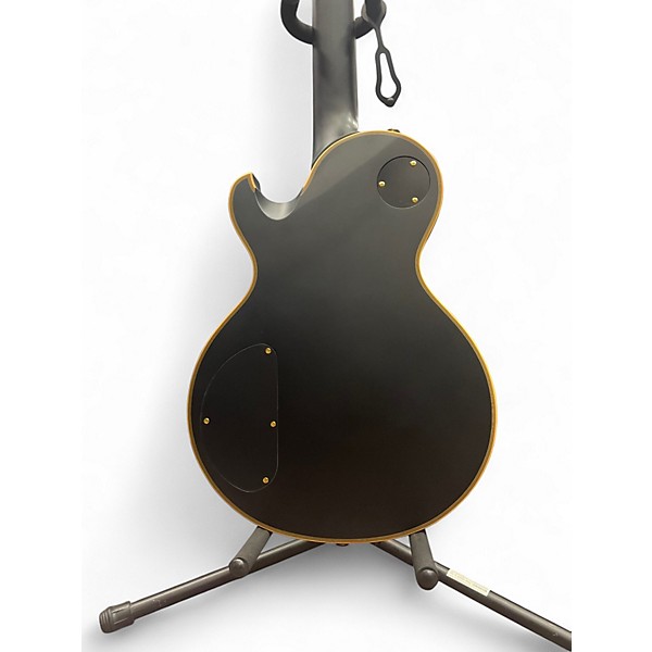 Used Schecter Guitar Research Solo II Custom Black Solid Body Electric Guitar