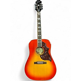 Used 2025 Epiphone Hummingbird Studio AE Faded Cherry Acoustic Electric Guitar