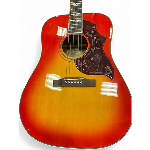 Used 2025 Epiphone Hummingbird Studio AE Faded Cherry Acoustic Electric Guitar
