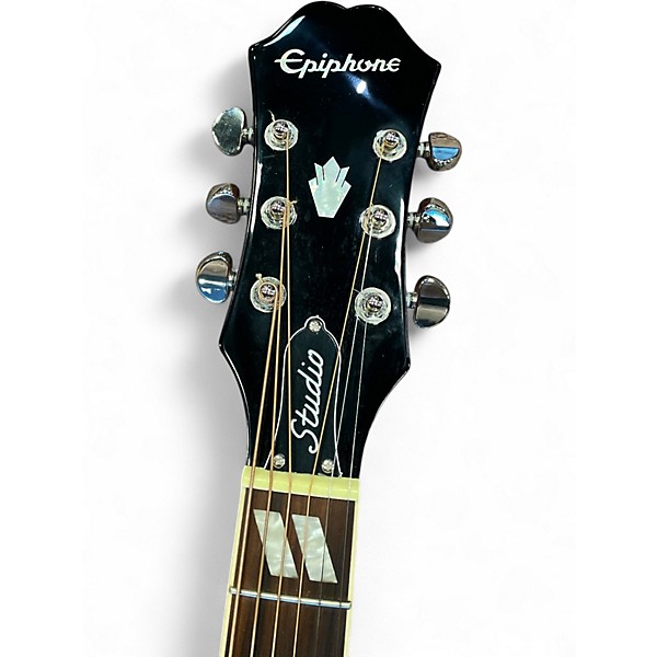 Used 2025 Epiphone Hummingbird Studio AE Faded Cherry Acoustic Electric Guitar