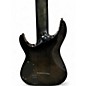 Used Schecter Guitar Research Hellraiser C8 Special 8 String Black and Silver Solid Body Electric Guitar
