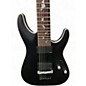 Used Schecter Guitar Research DAMIEN PLATINUM 7 Black Solid Body Electric Guitar