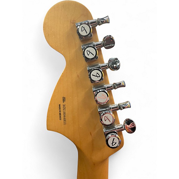 Used Fender Deluxe Player's Stratocaster Black Solid Body Electric Guitar