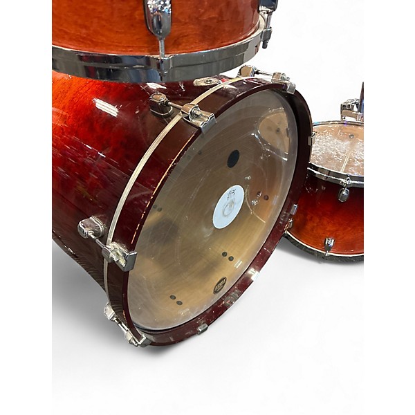 Used TAMA 3 Piece Starclassic Crimson Burst Drum Kit