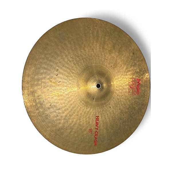 Used Paiste 16in 2002 Heavy Crash Cymbal