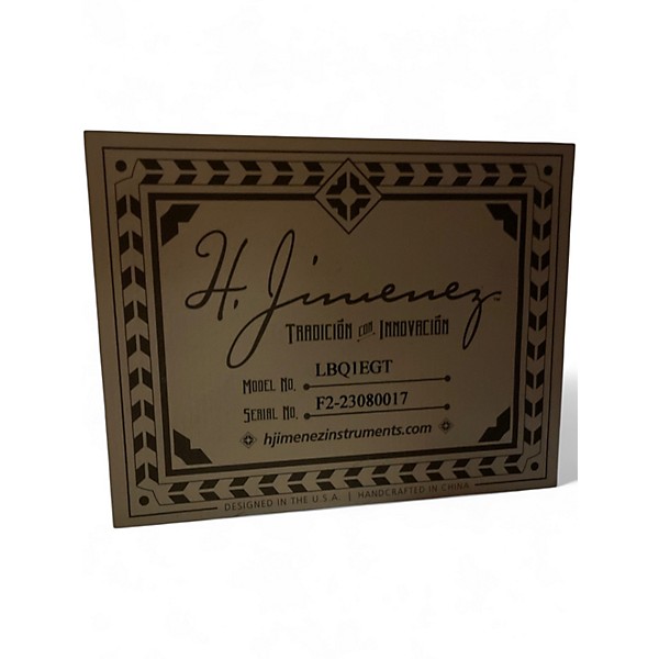 Used H. Jimenez LBQ1EGT Natural