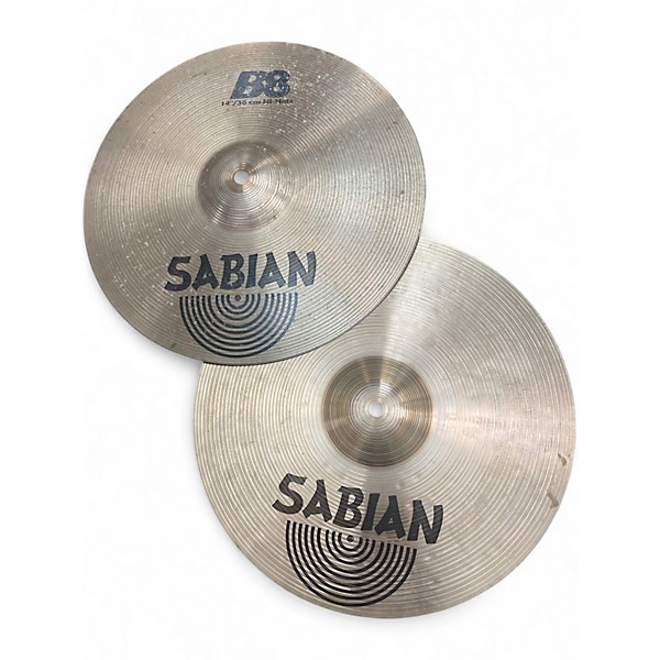 Used SABIAN 14in B8 Hi Hat Pair Cymbal
