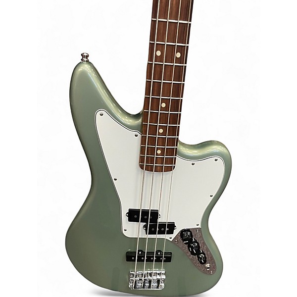 Used Fender Player Jaguar Bass Green Electric Bass Guitar