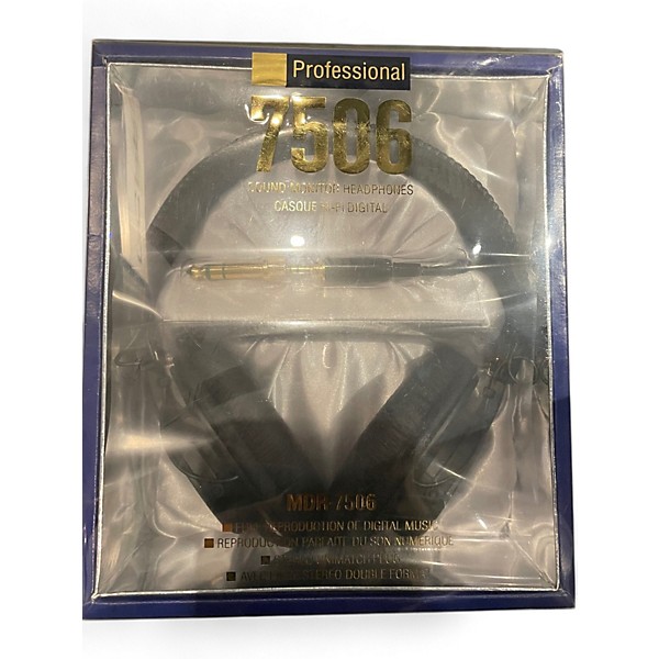 Used Sony MDR7506 Headphones
