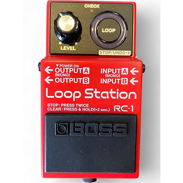 Used BOSS RC1 Loop Station Pedal
