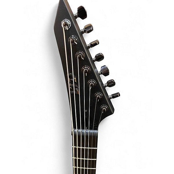Used ESP ltd m7ht 7string Black Solid Body Electric Guitar
