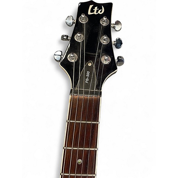 Used ESP PB-500 Electric Guitar Black Solid Body Electric Guitar