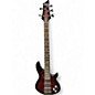 Used Schecter Guitar Research OMEN ELITE Red to Black Fade Electric Bass Guitar thumbnail
