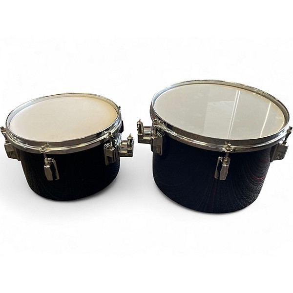 Used Pearl 6 Piece Concert Black Drum Kit