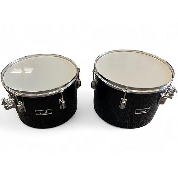 Used Pearl 6 Piece Concert Black Drum Kit