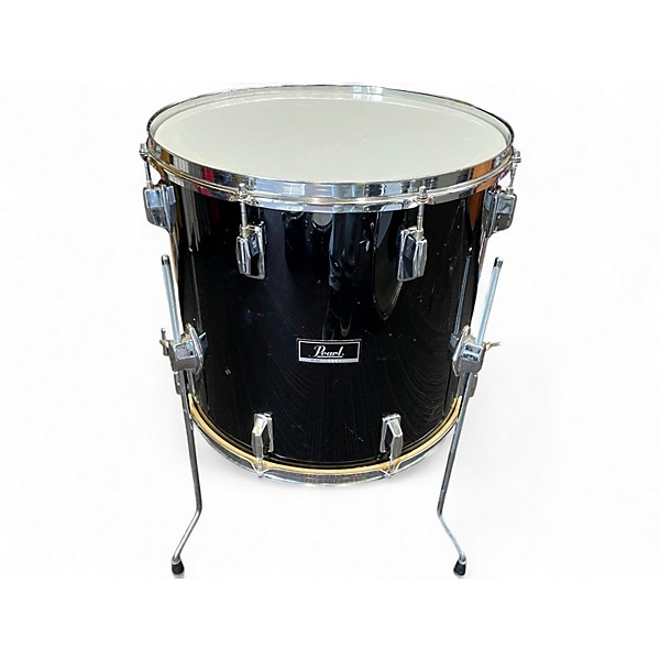 Used Pearl 6 Piece Concert Black Drum Kit