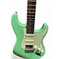 Used Shijie BLACKPEARL Surf Green Solid Body Electric Guitar