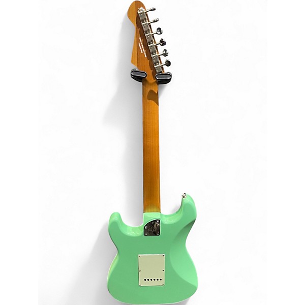 Used Shijie BLACKPEARL Surf Green Solid Body Electric Guitar
