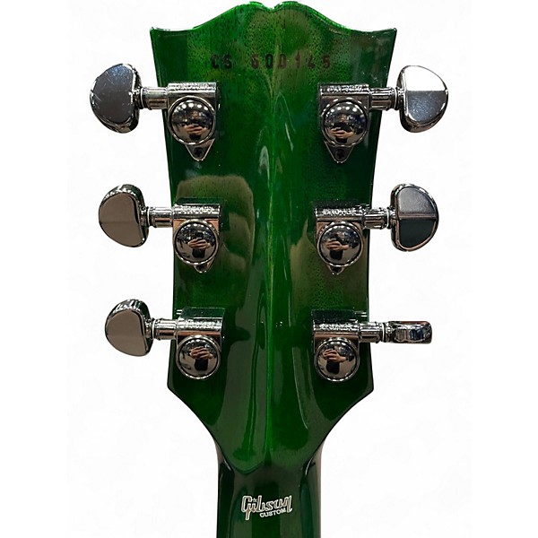 Used Gibson M2M LES PAUL CUSTOM AXCESS GREEN WIDOW Green Solid Body Electric Guitar