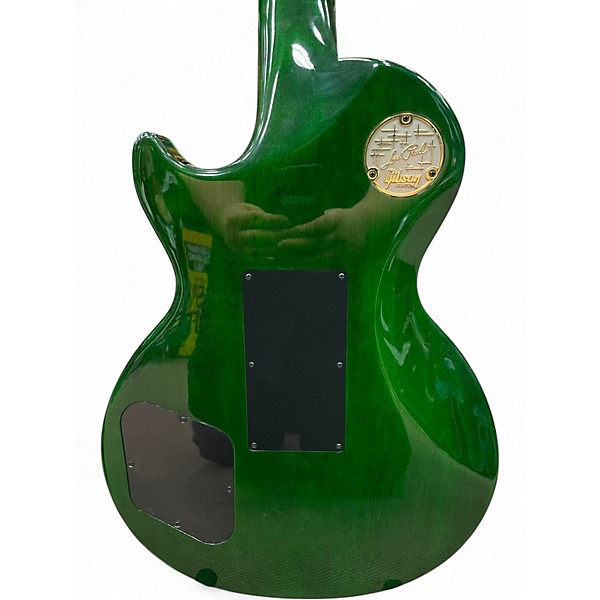 Used Gibson M2M LES PAUL CUSTOM AXCESS GREEN WIDOW Green Solid Body Electric Guitar