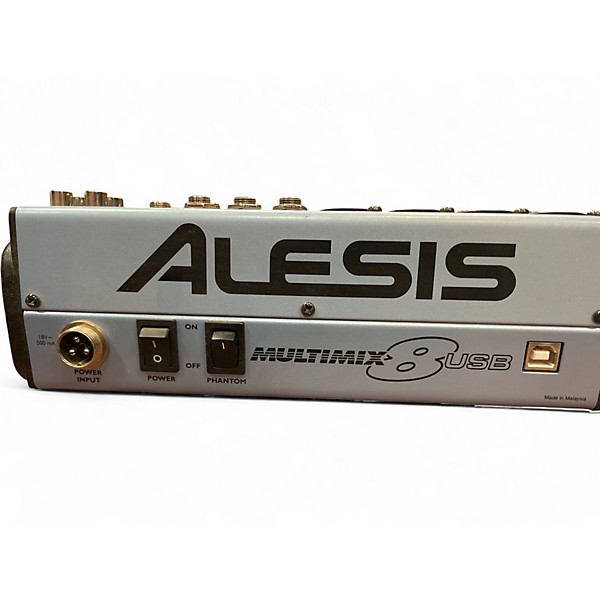 Used Alesis Multi mix 8 usb Unpowered Mixer