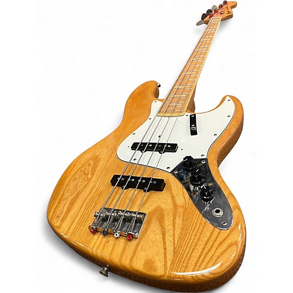 Vintage 1991 Fender Jazz Bass Natural Electric Bass Guitar